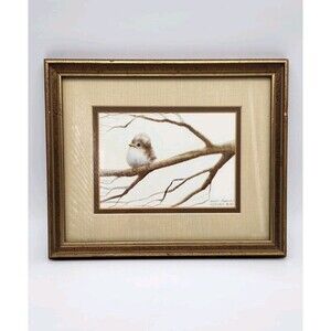 Artist Proof 1983, 312/500 1984 Matted Bird Prints Mary Ann AUPPERLE Framed Set.